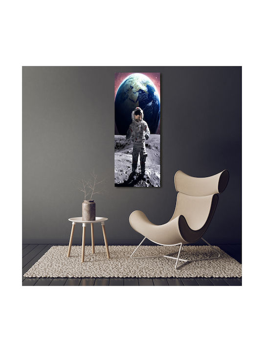 Dekoratives Gemälde Segeltuch Haus Büro Astronaut 50x125 cm