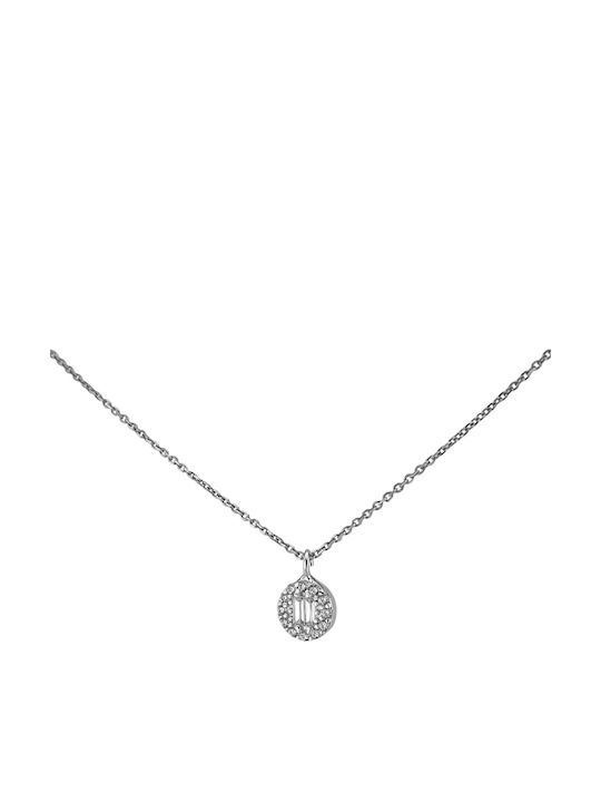 Papadopoulos Gold Necklace Rosette from White gold 14K