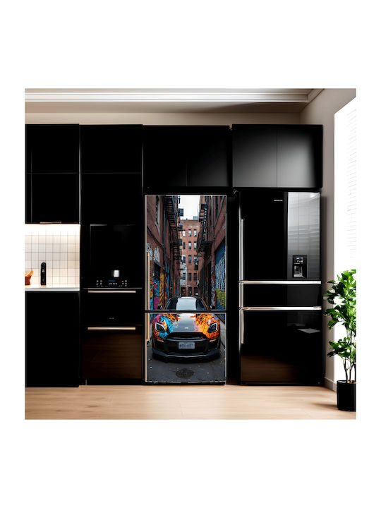 Decor Frigider din Foaie Colorată Imprimată Dimensiune 200 X 90cm Model Avx-fr03