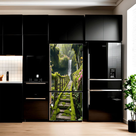 Printed Color Foil Refrigerator Decor Size 200 X 90cm Model Avx-fr25