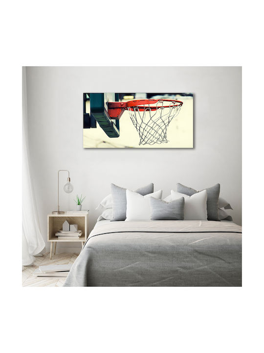 Interior Decoration Canvas Painting Basketball Hoop 140x70 Cm