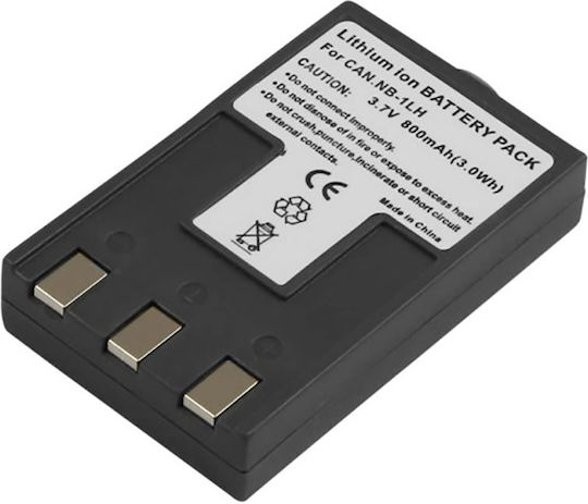 Baterie Li-ion Avizar 800mAh Cameră Digitală Canon 3.7V Compatibilă Nb-1lh Neagră