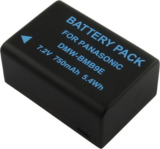 Avizar 7.2V 750mAh Kamera-Batterie Panasonic Lumix DMC-FZ Li-Ion Schwarz