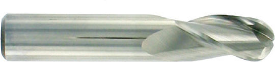 8236711 Front Cylindrical Cutter Hemispherical Head Hm Carbide Z3 Tivoly Standard Size 10 Shank 10