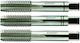 4103 Taps Manual Threading Bsw Thread Similar To Din 352 Hss-g 3 Pcs Set Dim W 1/4''