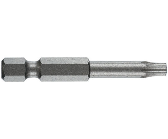 Bit Torsion 1/4'' Din Iso 1173 Form E 6.3 Torx Profile Tx 27 L 50