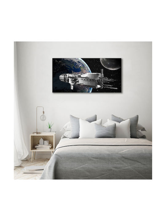 Gemälde Segeltuch Einheitliche Innendekoration Raumfahrt 140x70 cm