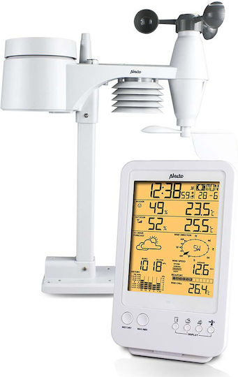 Alecto Professional Weather Station Wireless Sensor Model Ws-4800 White