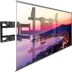 Techly TV Mount Ultra Slim Tilted Double Arm TV Mount 65”-110” Full-Motion Up To 120kg