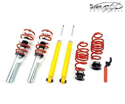 Height Adjustable Suspension V-maxx Vw Scirocco I Ii 4 Pieces 60 Vw 01-sc