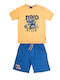 Kids' Set with Shorts Summer 2pcs Yellow