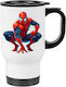 Photoretous Thermosflasche Spiderman 450ml Weiße