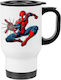 Mug Thermos Spiderman 450ml White