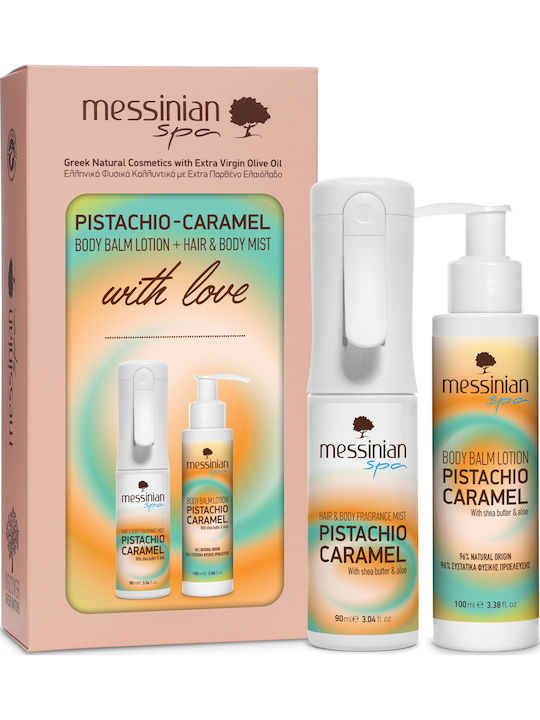 Messinian Spa Pistachio & Caramel Reiseset für Aufhellung 2Stück