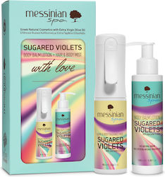 Messinian Spa Sugared Violets Travel Set για Ενυδάτωση & Λάμψη