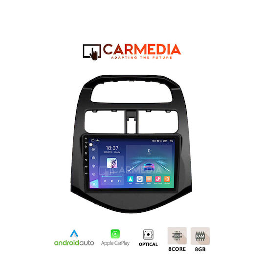Carmedia Car Audio System for Chevrolet Spark 2009-2015 (Bluetooth/USB/WiFi/GPS/Apple-Carplay/Android-Auto) with Touch Screen 12.3"