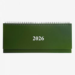 Weekly Planner 2026 30x13 Spiral Green Weekly Planner 2026 30x13 Spiral Green