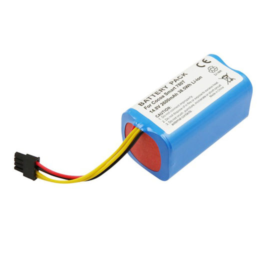 Avizar Batterie Für Proscenic 780t 790t Roboter-Staubsauger Li-ion 14,8V 2600mAh 38,5Wh Blau