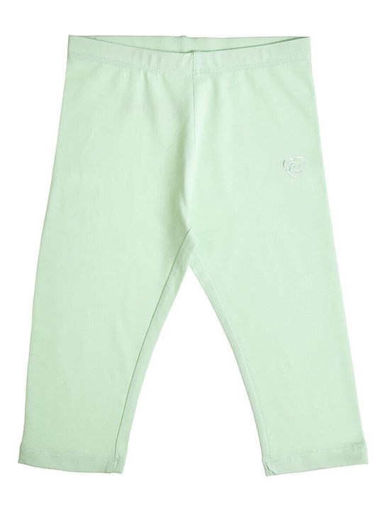 Kids Legging Sports Capri Turquoise