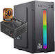 Alcatroz Millenia ECO PRO II RGB Gaming Midi Tower Κουτί Υπολογιστή Μαύρο