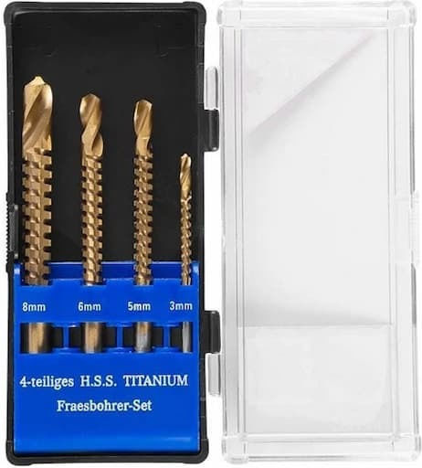 Strend Pro Set 4 Burghie pentru Metal