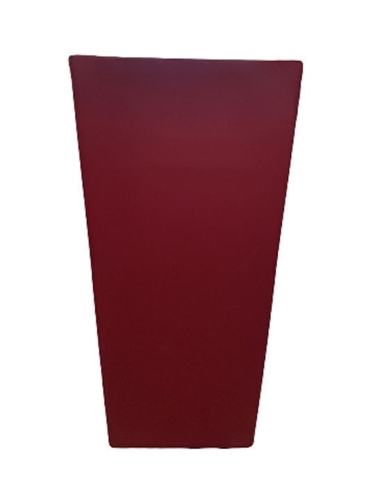 Miltoplast Sampson Pot Red 40x40x75cm.