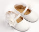 Babywalker White Baptism Leather Soft Sole Pumps