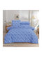 Casa Colori Sheet Sets Semi-Double with Elastic 120x200+30cm. Imperial Imperial Blue 3pcs