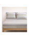 My Home Luxury Sheet Sets Single with Elastic 100x200cm. Vallita Gray 3pcs
