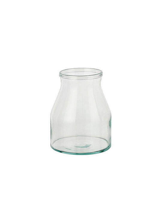 Atmosphera Decorative Vase Janinne Transparent 19.5x25cm