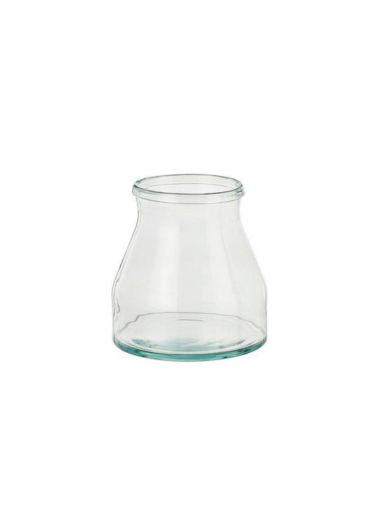 Atmosphera Decorative Vase Janinne Transparent 19.5x20cm