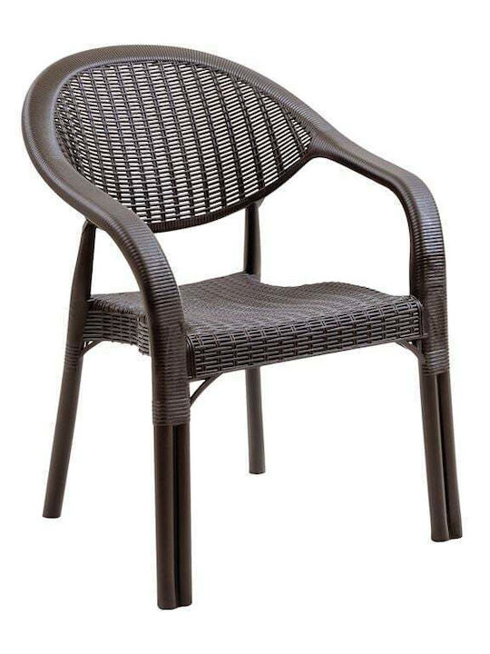 Outdoor Chair Bamboo Bamboo Pro Brown E3032.4 6...
