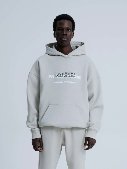 Magic Bee Суитшърт с Качулка Ice Grey
