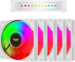 Armaggeddon Chroma Kit 3000 Case Fan 120mm 5pcs White