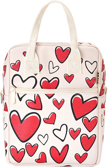 Estia Isoliertasche Handtasche Save The Aegean 7 Liter Red Valentine