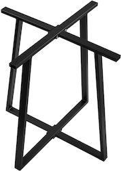 Pakketo Mulbe Βάση Τραπεζιού Μπαρ Τραπέζι Μαύρη 50x50x90cm Pakketo Mulbe Βάση Τραπεζιού Μπαρ Τραπέζι Μαύρη 50x50x90cm