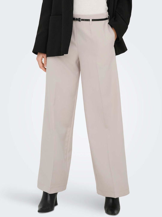 Only Damen Stoff Hose Beige