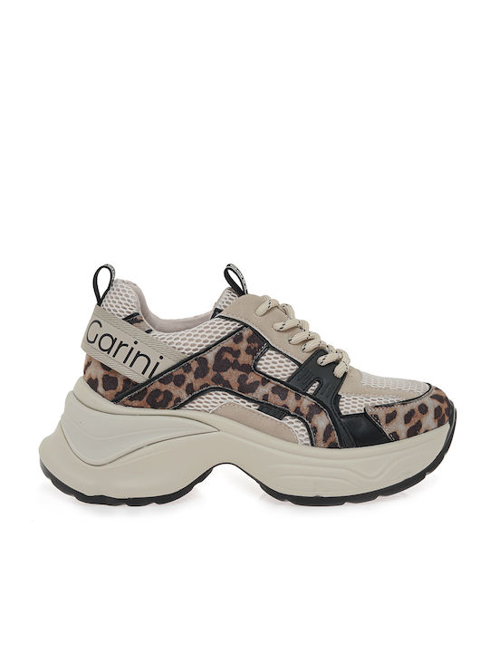 Sneakers Beige Leopard