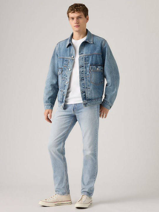 502 Men's Jeans Pants with Regular Tapered Fit Blue