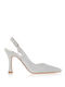 Pumps mit hohem Absatz Silber
