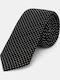 Hugo Men's Tie Silk Printed in Black Color