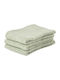 Zone Denmark Towel from 100% Cotton in Green Color 27x27cm 3pcs