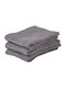 Zone Denmark Towel from 100% Cotton in Gray Color 27x27cm 3pcs