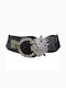 Elastic Women's Belt Black