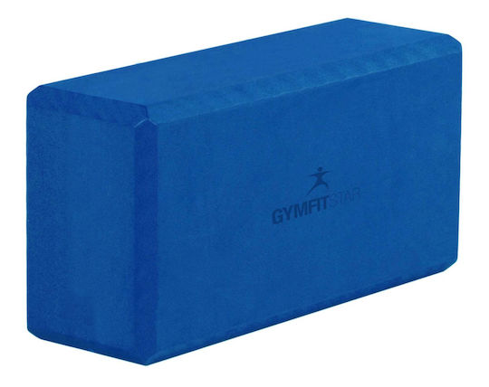 Yogistar Yoga Pilates & Fitness Block Basic Blue Dimensions 22 Cm X 11 Cm X 7.4 Cm Weight 175g