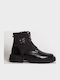 Piele Negru Ghete barbati
