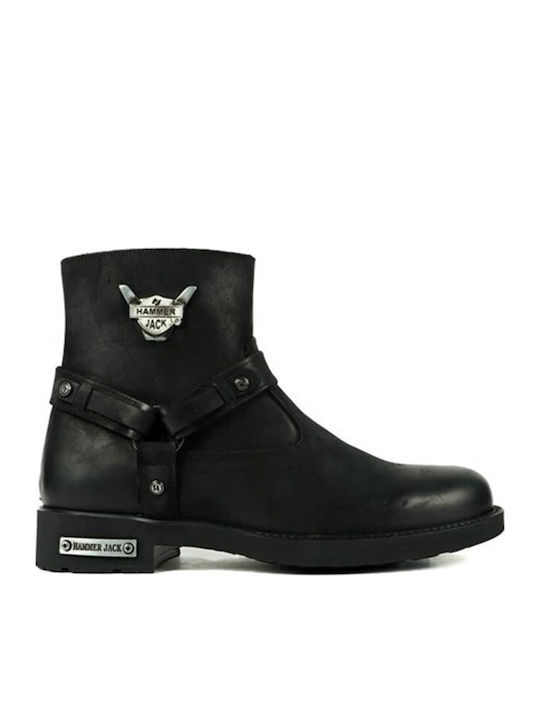 Piele Negru Ghete barbati