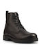 Leather Black Men's Boots