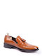 Leder Herren Mokassins in Braun Farbe