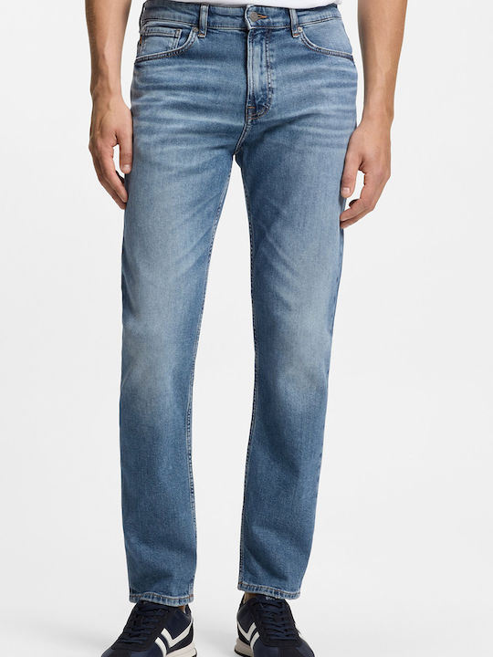 Boss Pantaloni De Blugi Pentru Bărbați Elastic Regular Fit Albastru Deschis Boss Pantaloni De Blugi Pentru Bărbați Elastic Regular Fit Albastru Deschis